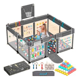Corralito Para Bebés Con Tapete De Juego Con Accesorios Corralito Para Bebés Con Tapete De Juego Con Accesorios