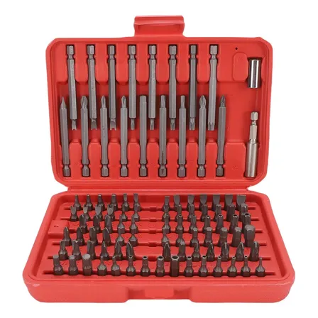 Kit Pontas Parafusadeira Aço Crv Magnéticas 98 Pçs Maleta