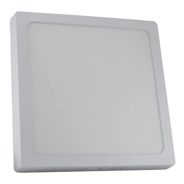 Lampara Panel Led 12w Superficial Techo Cuadrada Spot Tienda