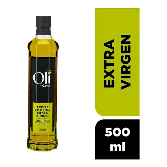 3 Pza Aceite De Oliva Nutrioli Oli Extra Virgen 500 Ml