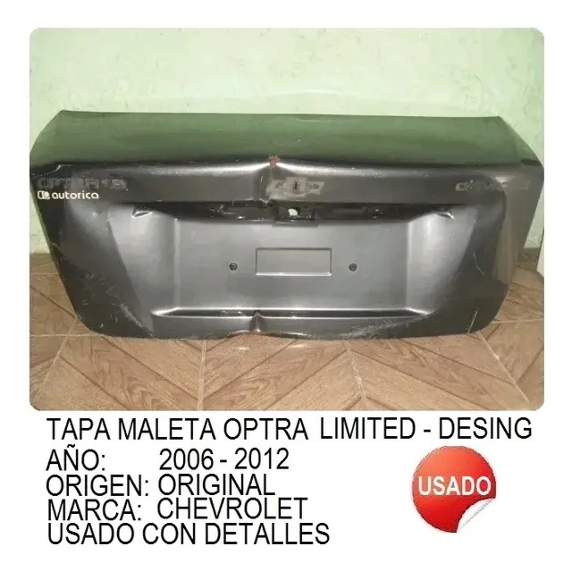 Tapa Maleta Chevrolet Optra 2004 2012