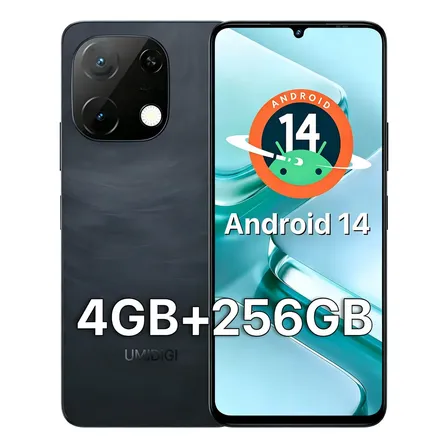 Smartphone Umidigi Note 90 256gb 4gb Ram 6.75 Cor Preto Edição Elegância Juvenil