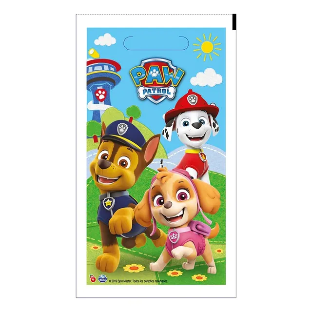 Cotillón Infantil Bolsa Sorpresitas Paw Patrol Nilon X10 