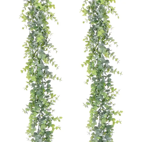 Plantas Vid Matas Artificiales Hojas Eucalyptus Paquete De 2