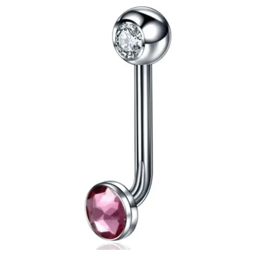 Piercing Íntimo Genital Christina Pedra Cristal 100% Titânio