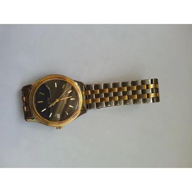 Reloj Tissot Pr-50 Caballero, J174/274k Enchapado En Oro