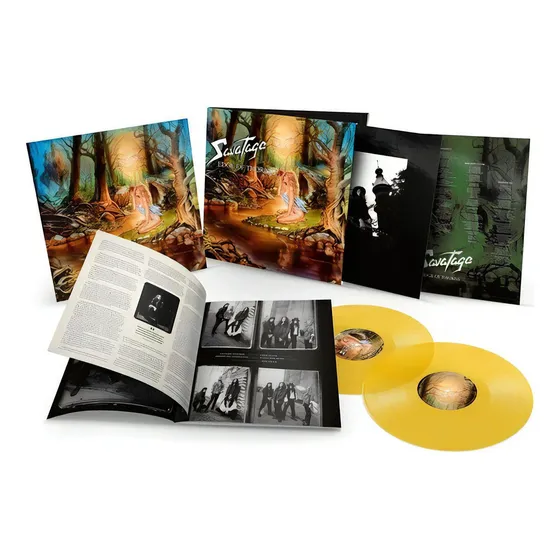 Lp Duplo Savatage Edge Of Thorns Gatefold Vinil Amarelo Sol