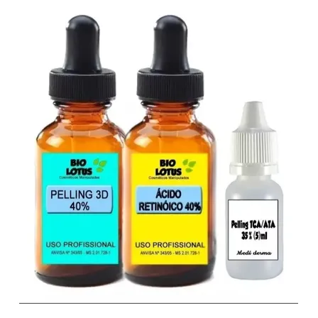 Super Kit ( Peeling 3d + Retinoico + Tca + Vitamina C)
