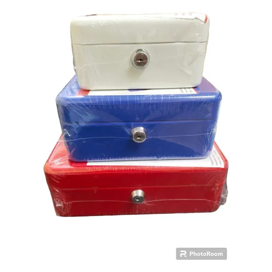 Combo De 3 Cajas De Seguridad Caja Chicas Menores Con Llaves