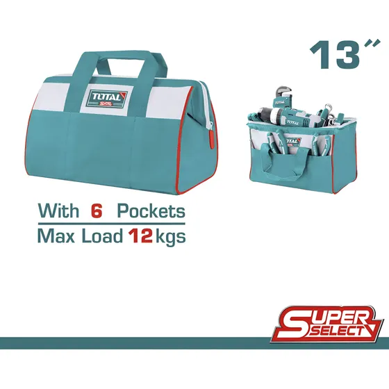 Bolso Para Herramientas De 33cm O 13puLG Marca Total