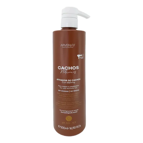 Ativador De Cachos 500ml - Arvensis - Crespos E Crespissimos