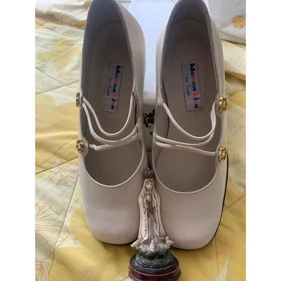Zapatos Para Primera Comunión 36 Beige