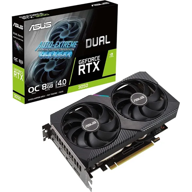 Tarjeta Gráfica Para Juegos Asus Dual Geforce Rtx 3050 Oc