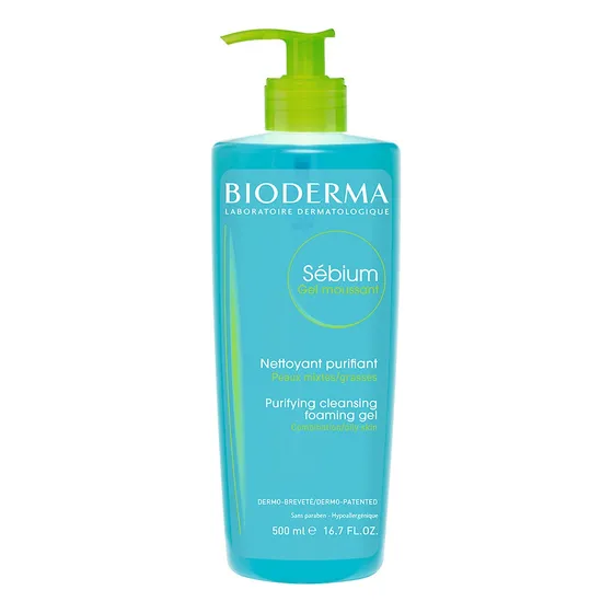 Bioderma Sébium Gel Limpiador Facial Para Piel Grasa - 500ml Tipo de piel Normal-Grasa