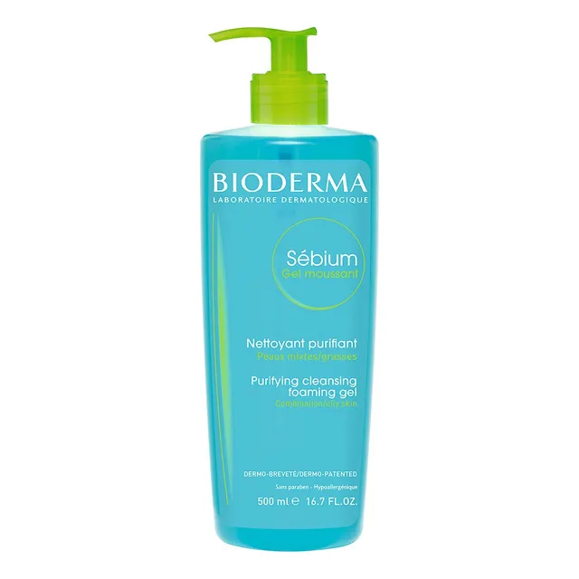 Gel Moussant Bioderma Sebium Pieles Grasas Acne 500 Ml