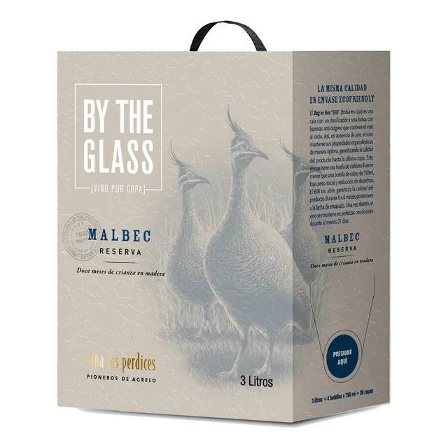 Vino Las Perdices Malbec Bag In Box 3lts (caja X 4u)