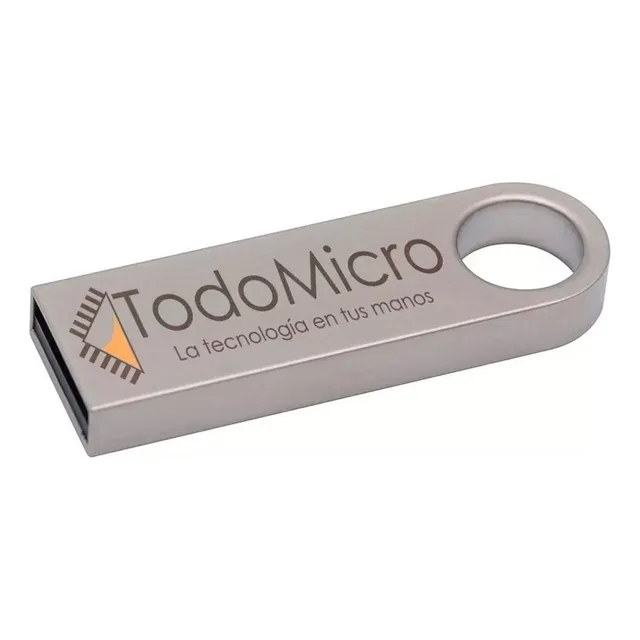 Pen Drive 32 Gb Metalico Minimo 100 Con Impresion De Logo