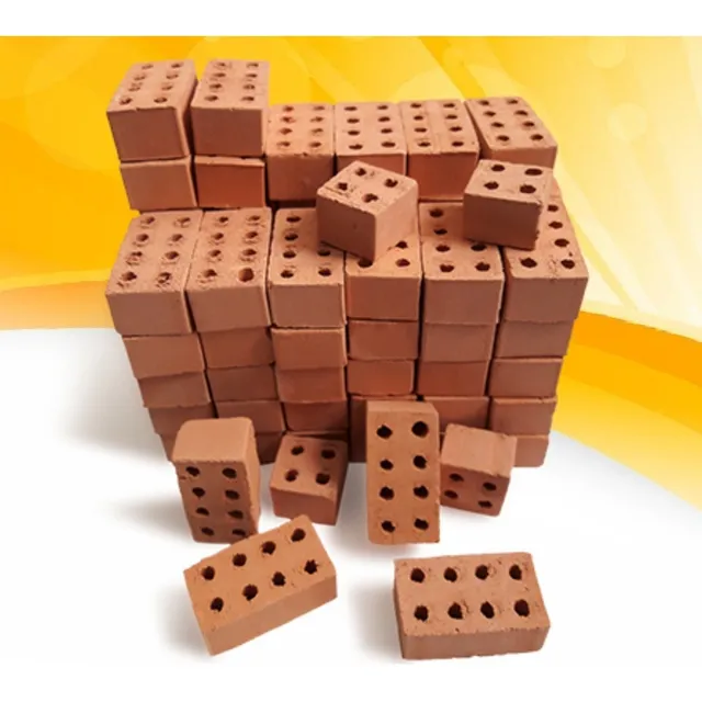 Ladrillos Pequeños  8 Huecos - Escala 1:10 Para Maquetas