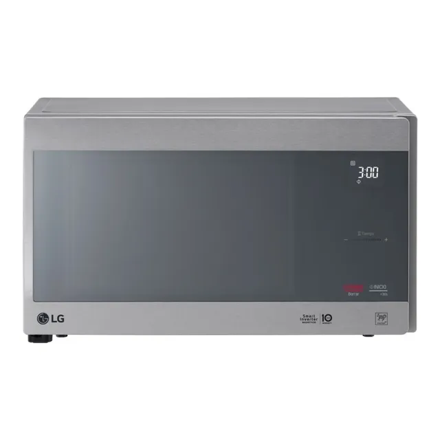 Horno De Microondas LG MS1596CIR Neochef 1.5 Pies³ 42l Plata Electrico De Mesa Estante Plato Smart Inverter