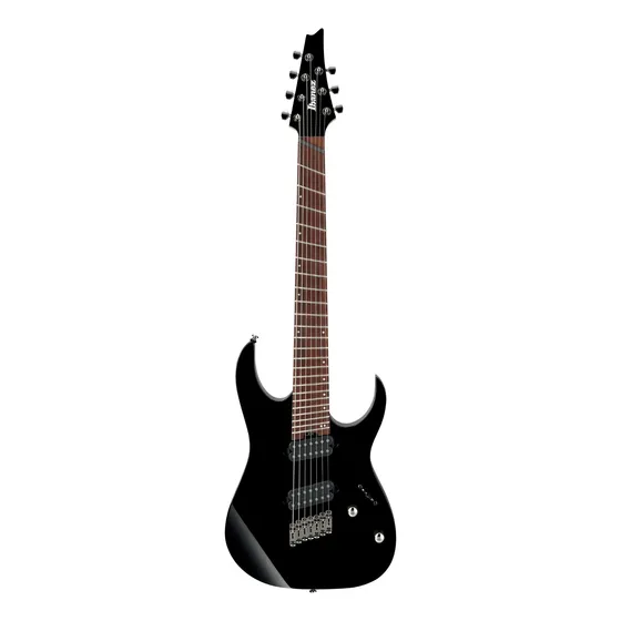 Guitarra 7 Cordas Ibanez Rgms7-bk Multi-escala