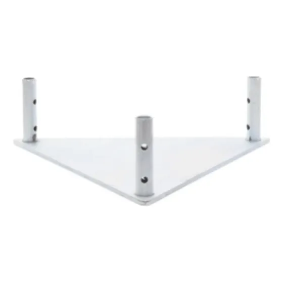 Base Triangular Para Tramo Stz45 Galvanizado Electrolítico.
