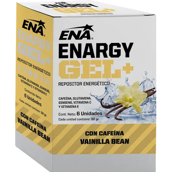 Suplemento Dietario Ena Energy Gel Vainilla  6 Sobres X 32 G Vainilla
