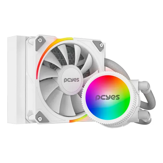 Water Cooler 120mm Argb Sangue Frio 3 Pcyes White Ghost