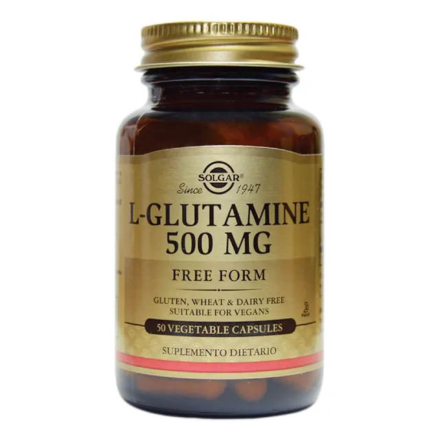 L-glutamine 500mg Solgar X 50 Capsulas