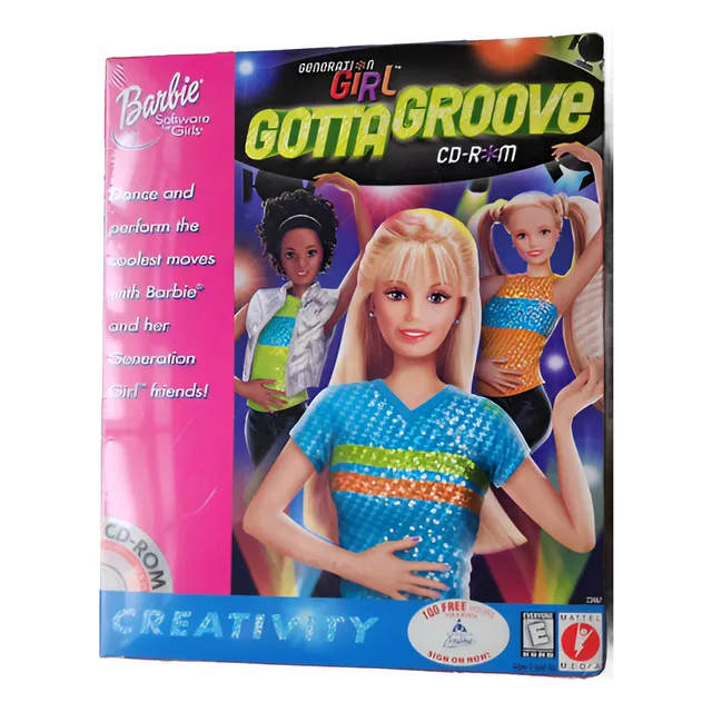 Barbie Videojuego Pc Colección Gotta Groove Nuevo