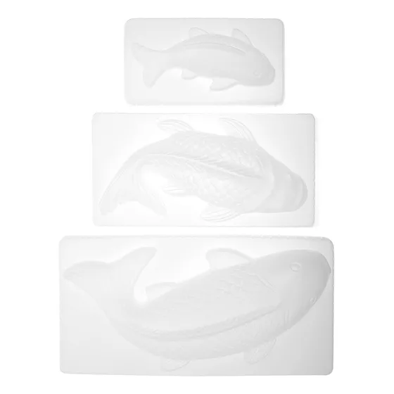 Molde Para Hornear Forma Pescado: 3 3d Tarta Pez Carpa
