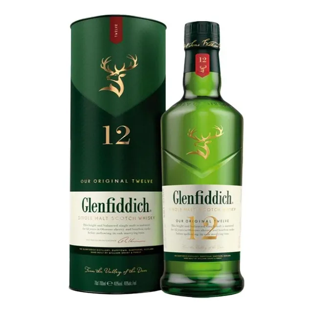 Whisky Glenfiddich de 12 años, 750 ml