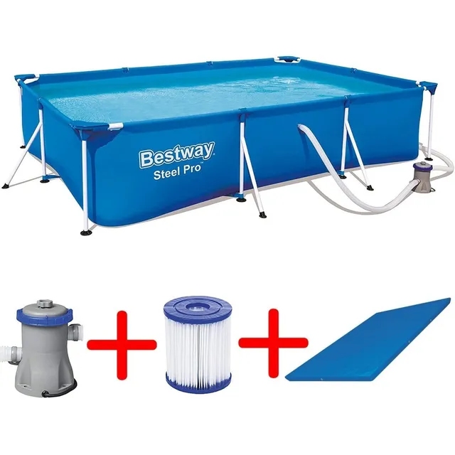 Alberca Bestway Familiar Armable Envio Hoy