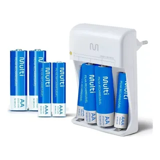 Carregador Multilaser + 8 Pilhas Aa/aaa RecarregĂĄveis Carregador Multilaser + 8 Pilhas Aa/aaa RecarregĂĄveis