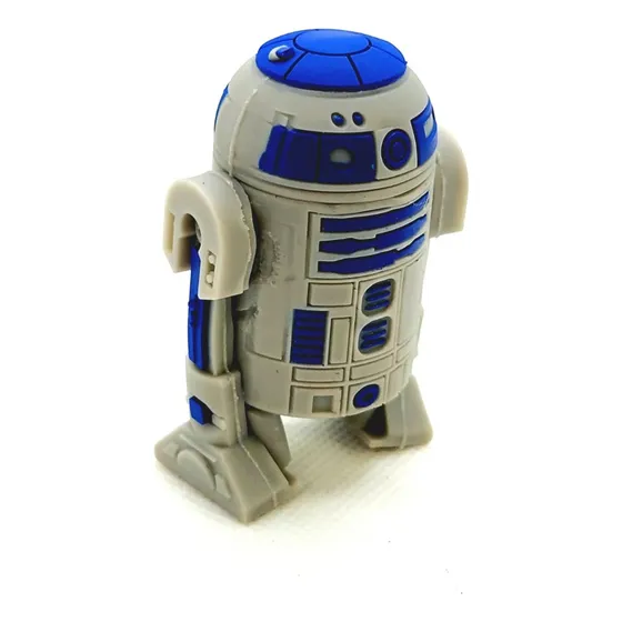 Memoria Usb 64 Gb R2-d2 Star Wars 3d Con Estuche De Metal