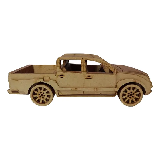 Miniatura Carro Toyota Hilux  3d 9,0x9,5x25,5 Mdf