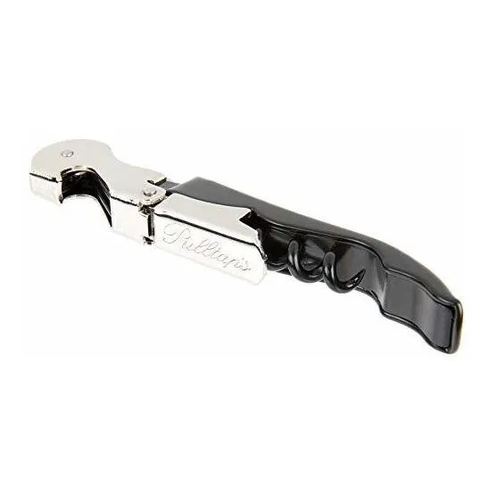 Sacacorchos Pulltap's Para Camareros Con Doble Bisagra, Negr