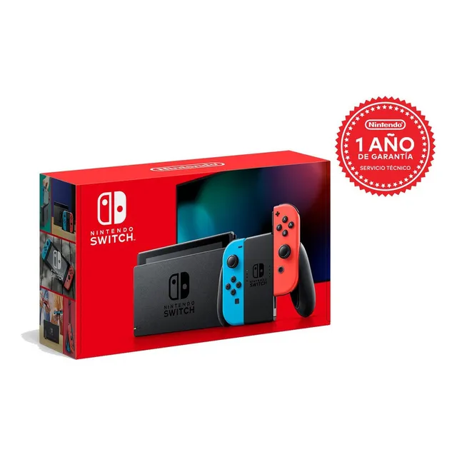 Consola Nintendo Switch 32 Gb Standard Edition Neon Color Rojo Neón/azul Neón/negro