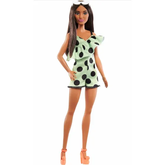 Barbie Fashionistas Doll #200 Con Pelo Moreno Accesorios