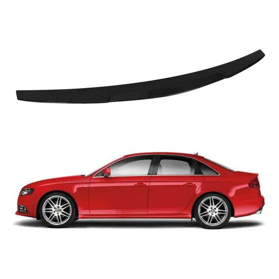 Alerón De Maletero Fibra De Carbono Para Audi A4 B8 2009-201