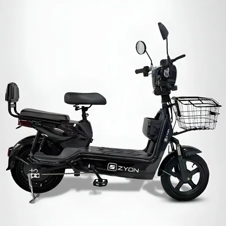 Bicicleta Eletrica Montada De 500w - Scooter Zyon Cor Preto