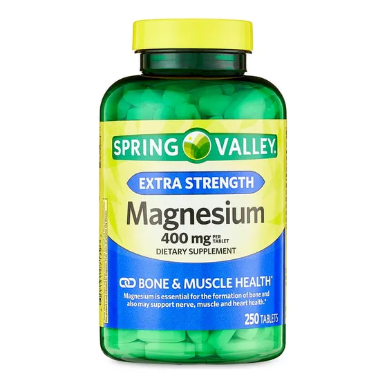 Spring Valley - Magnesio De 400mg (250 Tabletas)