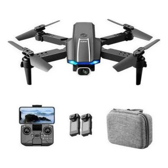 . Cámara Drone Profesional 4k + 2 Baterías S65