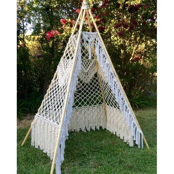 Teepee Vintage Macrame Gygcreaciones