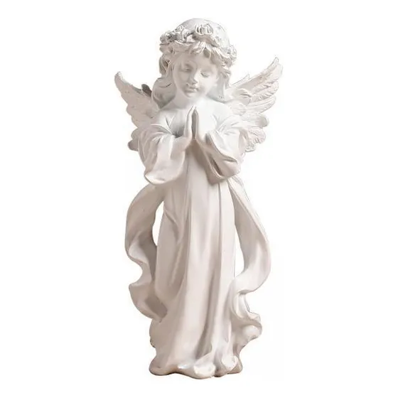Nuevo 2 Resina Orando Ángel Estatuilla Guardián Estatua