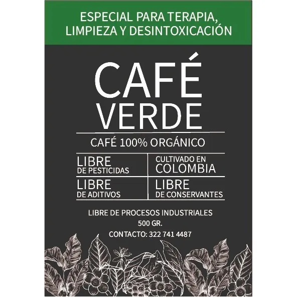 Café Verde - Bolsa 250 Gramos - Kg a $8750