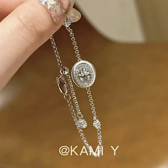 Pulsera De Diamantes De Imitación Con Diseño De Reloj De Sol
