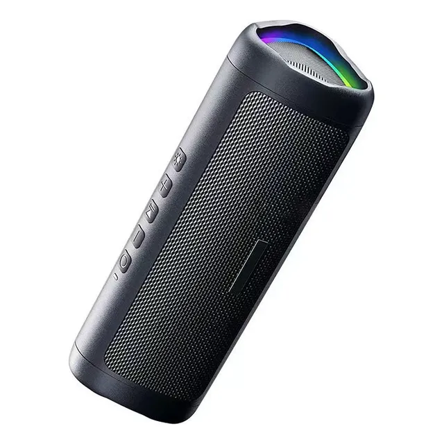 Bocina Bluetooth Portátil Altavoz Impermeable Con Rgb Luces