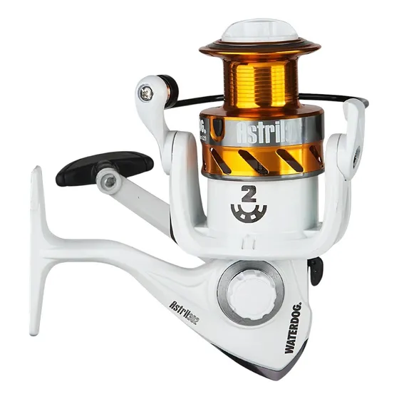 Reel Frontal Waterdog Pejerrey 2bb Manivela Reversible 6kg