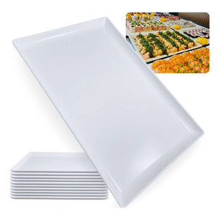 10 Pratos Para Restaurante Japonês Buffet 35 Cm Melamina 10 Pratos Para Restaurante Japonês Buffet 35 Cm Melamina