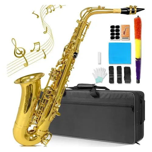 Aiollns Jss-804 Bb Saxofón De Saxofón De Saxo De Bronce Para